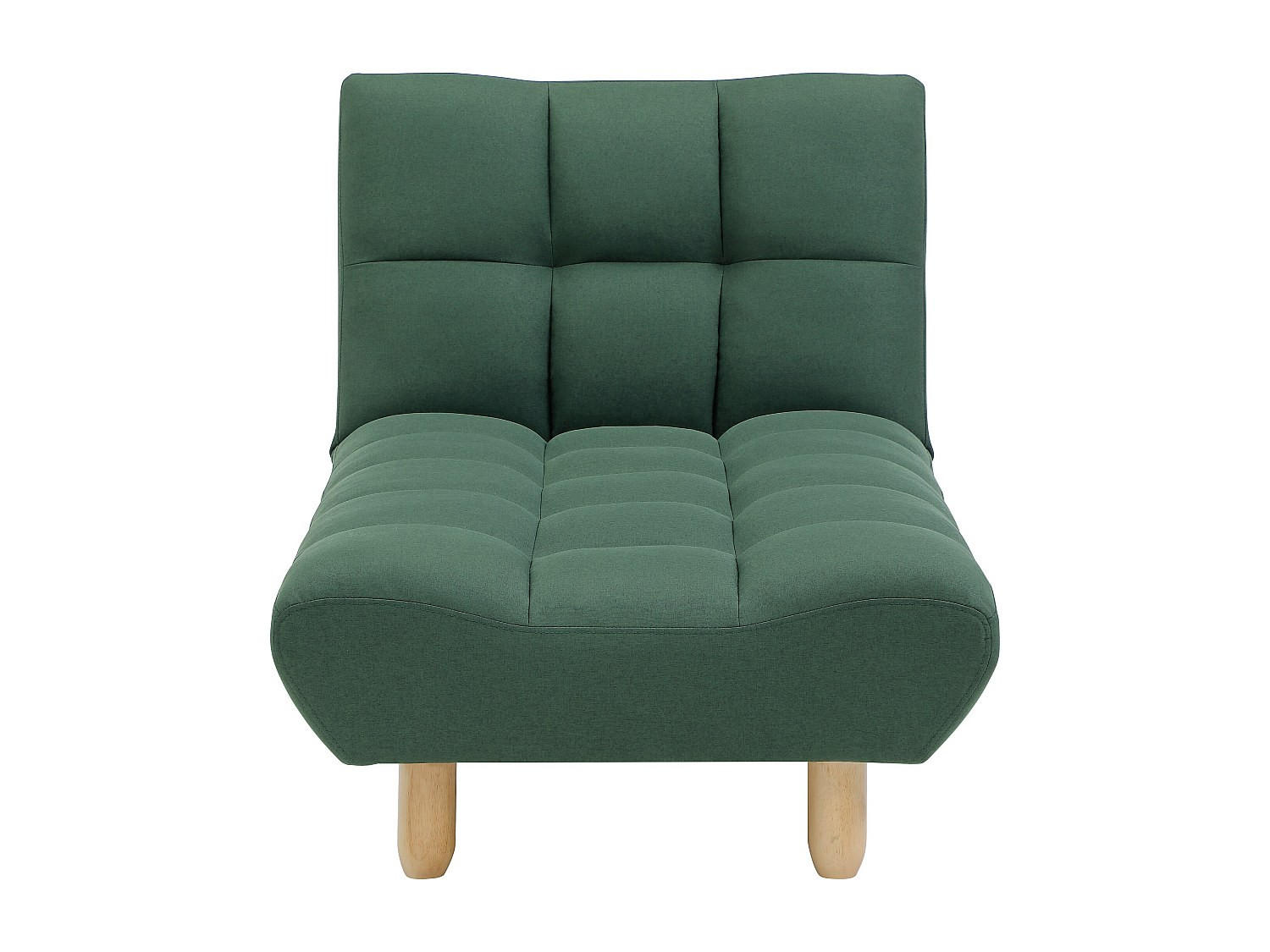 RECAMIERE mit Schlaffunktion - 1 Person - Stoff - Grün - - Grün, Textil (84/87/165cm) - Vente-Unique