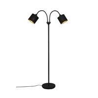 STEHLAMPE TOMMY - Schwarz - 0/0/130 cm - Schwarz, Metall (60/60/130cm) - Trio Leuchten