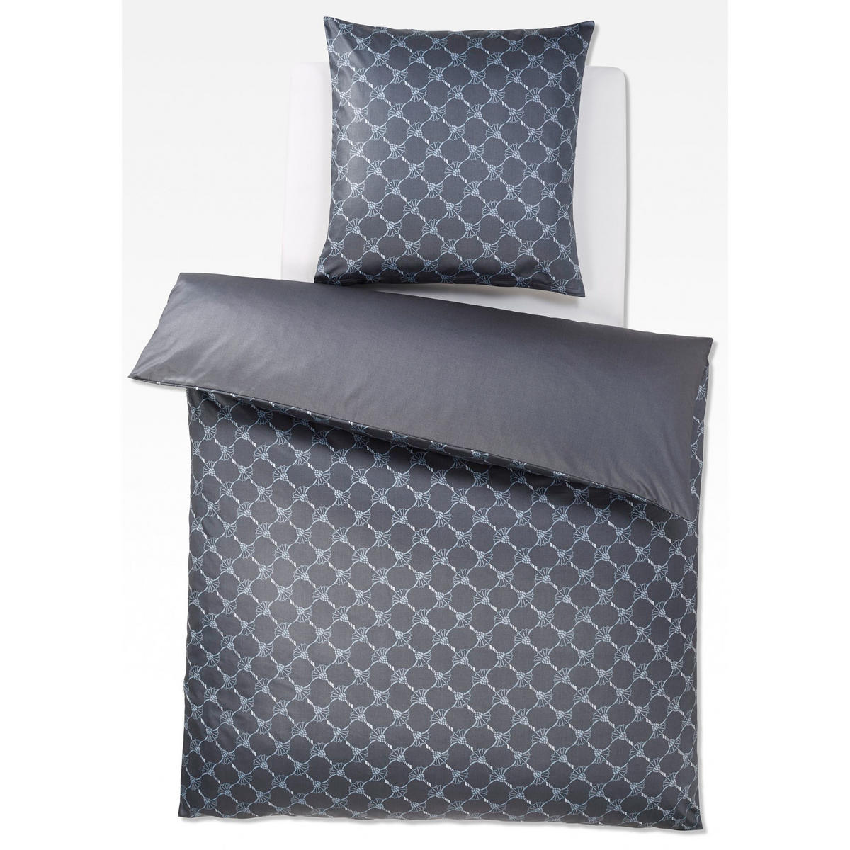 BETTWÄSCHE CORNFLOWER GRADIANT 4059 GRAPHIT - 09 - Grau, Textil (135/200cm) - Joop!