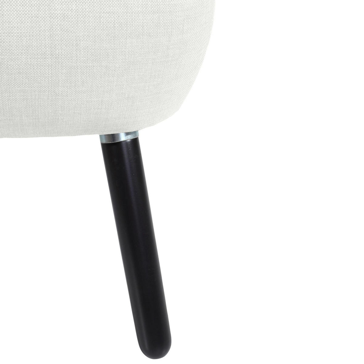 SESSEL Kassi Bezug Flachgewebe Buche schwarz / weiß - Weiß, Kunststoff (69/80/68cm) - 58aufmkessel