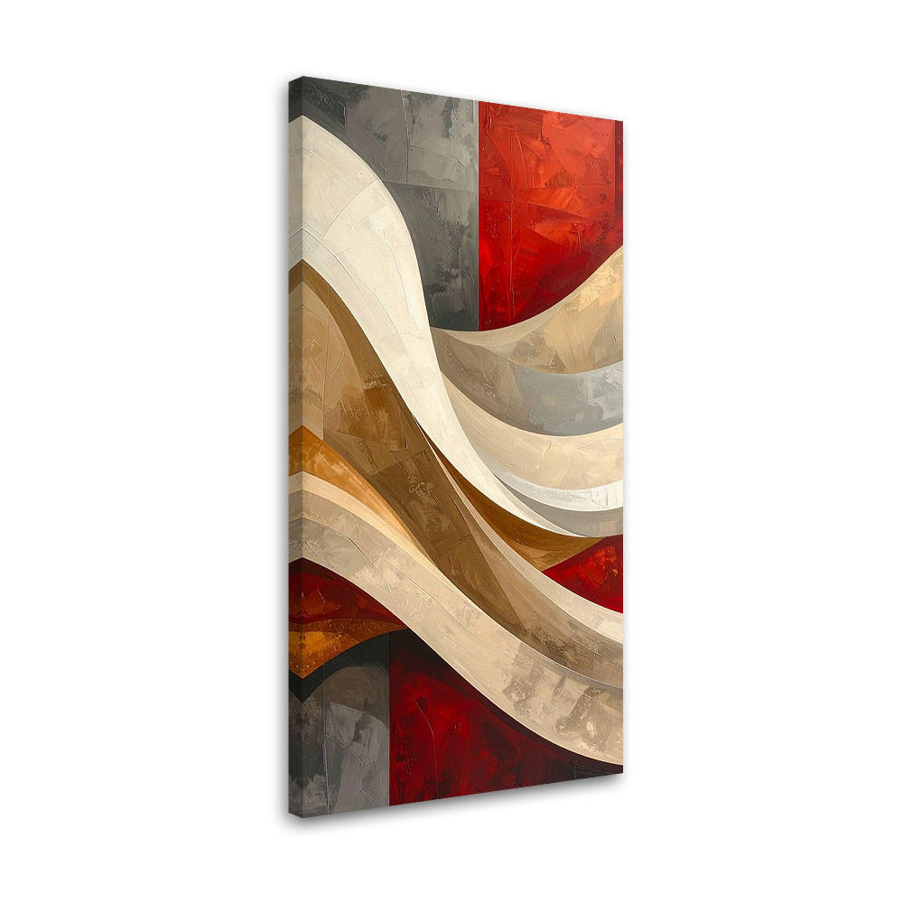 Feeby Leinwandbild Mehrfarbig 60x120 cm