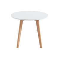 ESSTISCH - 2 Personen - Holz, Platte - Naturfarben Hell, Weiß - LOULOUNE - Naturfarben/Weiß, Holz (60/51/60cm) - Vente-Unique
