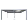 PERGOLA Weiß - Weiß, Metall (583/220/301cm) - MCW