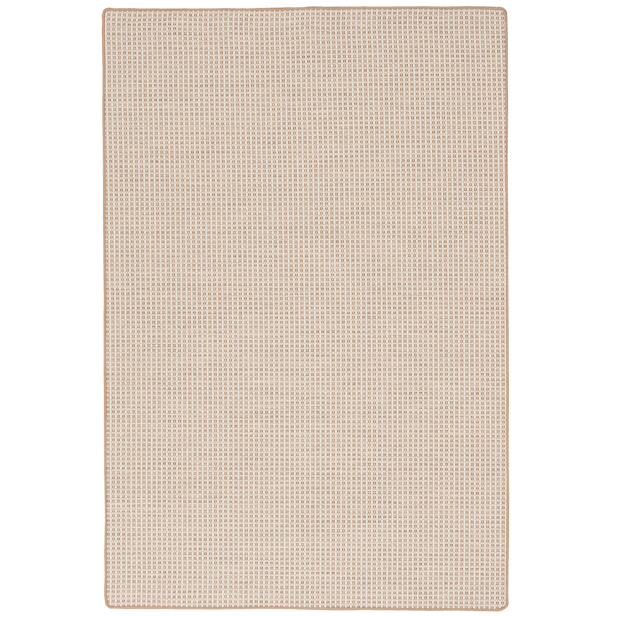 IN & OUTDOOR TEPPICH FLACHGEWEBE OSLO KARO MODERN - Beige, Textil (80/160cm) - Snapstyle