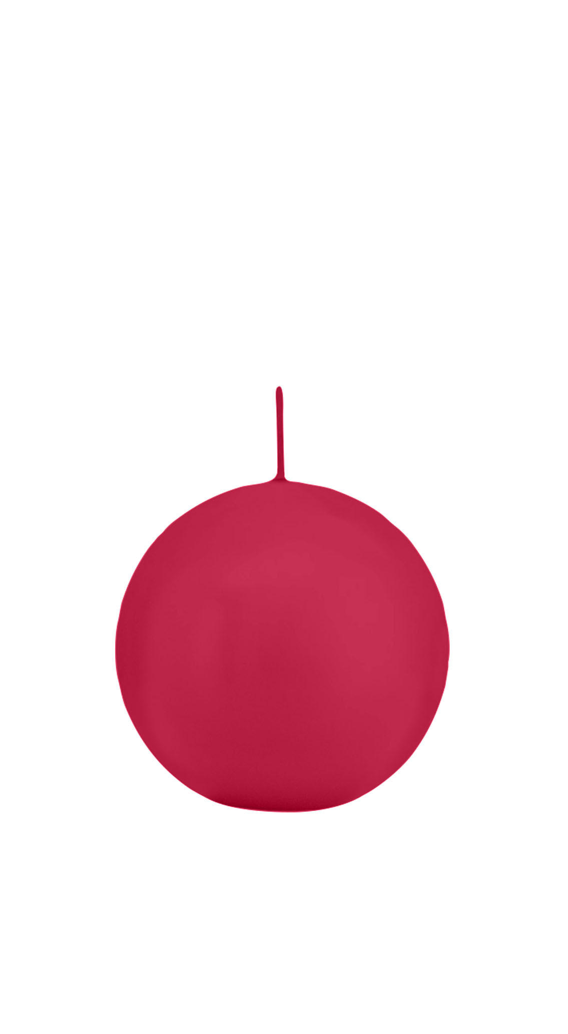 KUGELKERZEN Magenta Ø 70 mm, 12 Stück - Magenta, Paraffin (7/7/7cm) - Wiedemann Kerzen