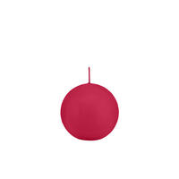 KUGELKERZEN Magenta Ø 70 mm, 12 Stück - Magenta, Paraffin (7/7/7cm) - Wiedemann Kerzen