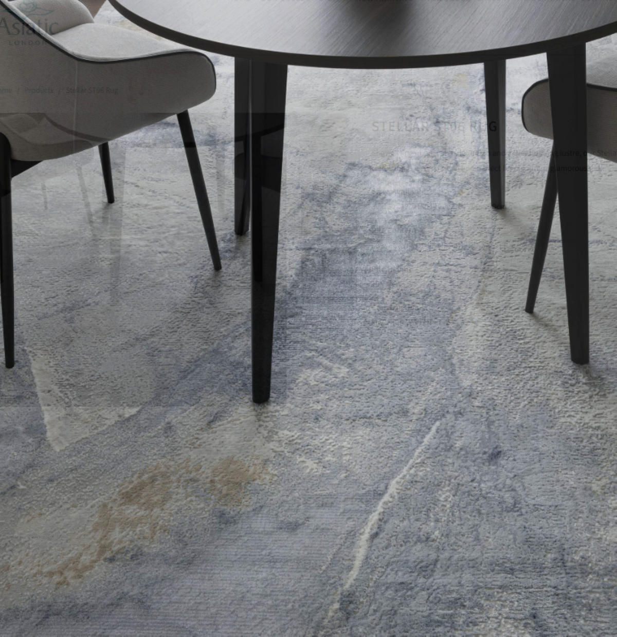 TEPPICH modern Wohn-/Schlafzimmer BLUE DREAM Blau 120x170 cm - Blau, Textil (120/170cm) - Novatrend