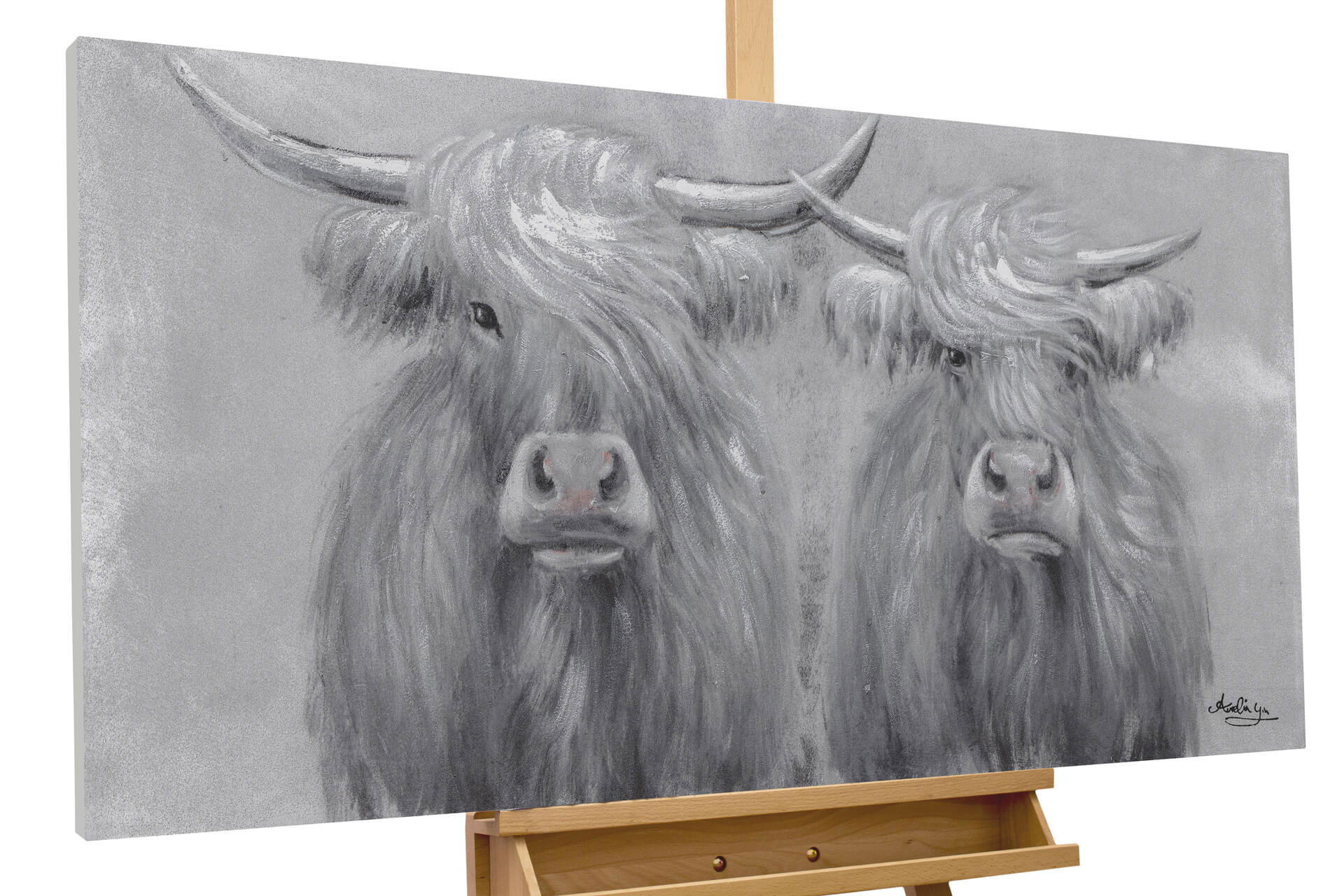KUNSTLOFT OLEJOMALBA 120/60 cm, Zvířata