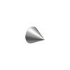 ENDSTÜCKE FÜR TELESKOP-GARDINENSTANGEN Cone 16/13 mm Ø Silbergrau, Packung 2 Stück - Silberfarben/Alufarben, Kunststoff (3/3/3cm) - INTERDECO