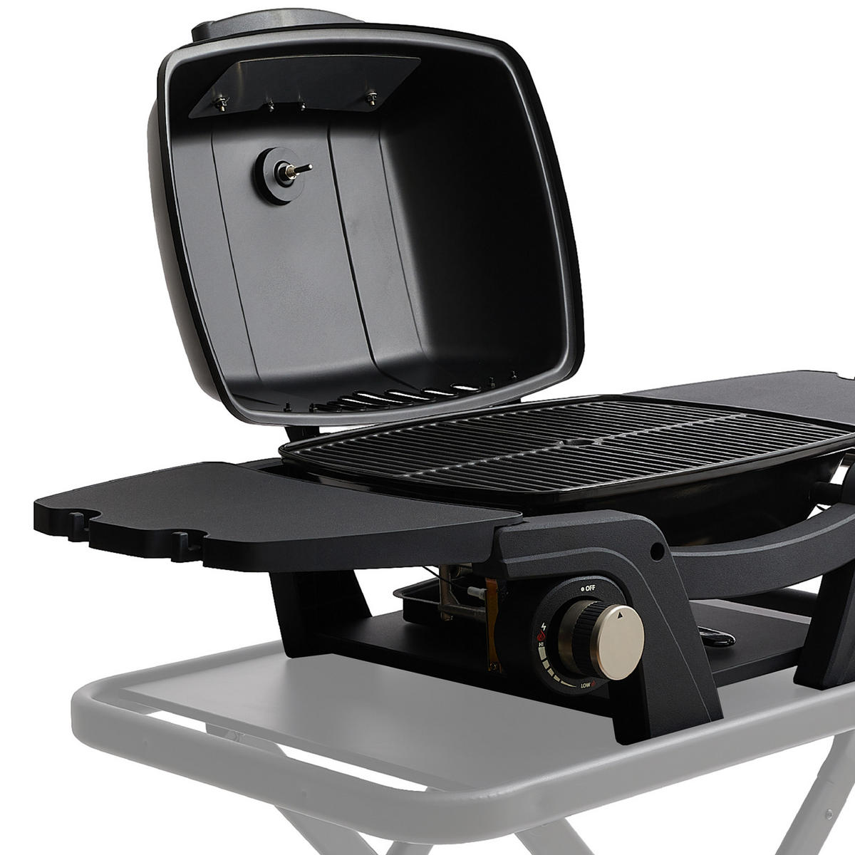 GASGRILL MAHTO Tischgrill Schwarz - Schwarz, Metall (102/34.5/45cm) - TAINO
