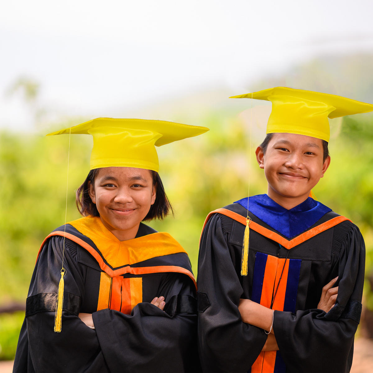 2XDOKTORHUT - Gelb, Textil (28/11/28cm) - Relaxdays