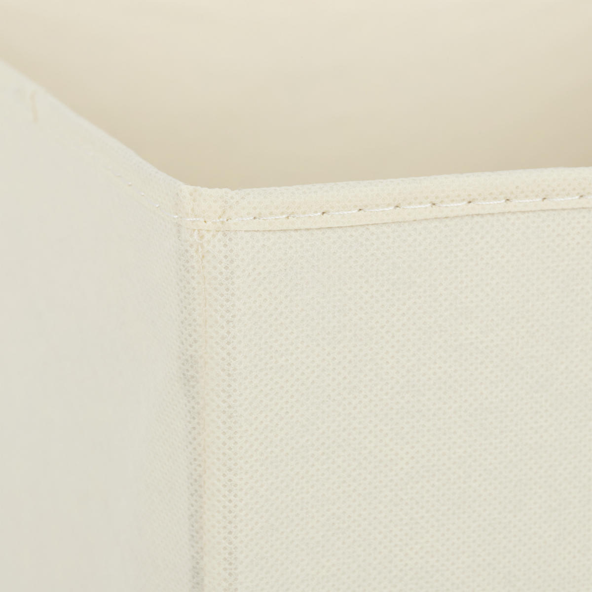 2XAUFBEWAHRUNGSBOX - Beige, Wellpappe/Textil (30/30/30cm) - Relaxdays