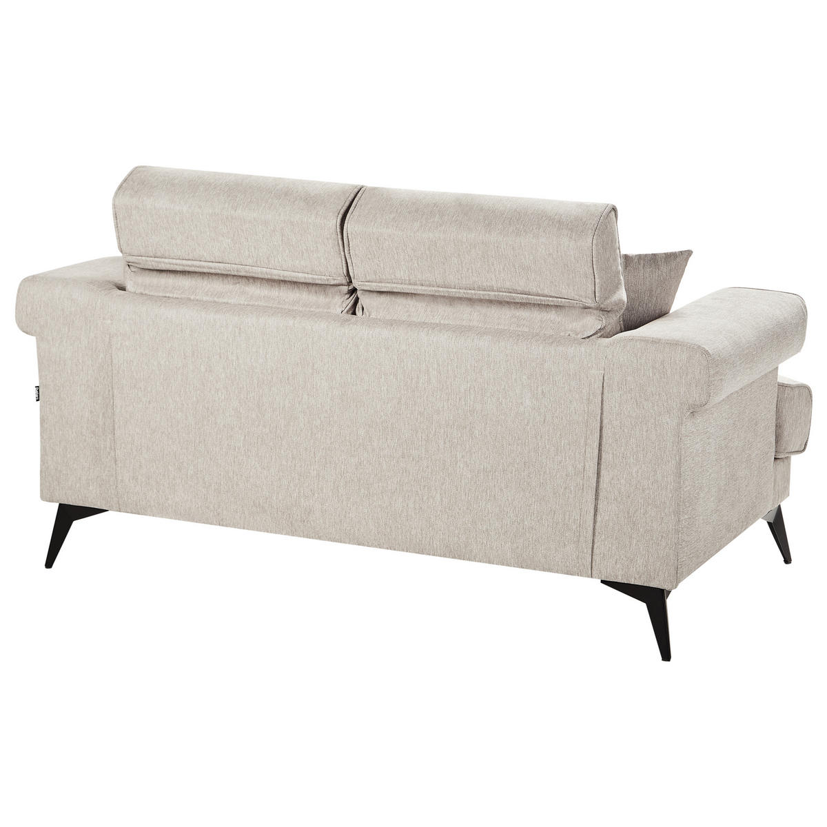 POHOVKA 2-místná Látka Taupe Skive - šedohnědá, textil (160/88/85cm) - Beliani