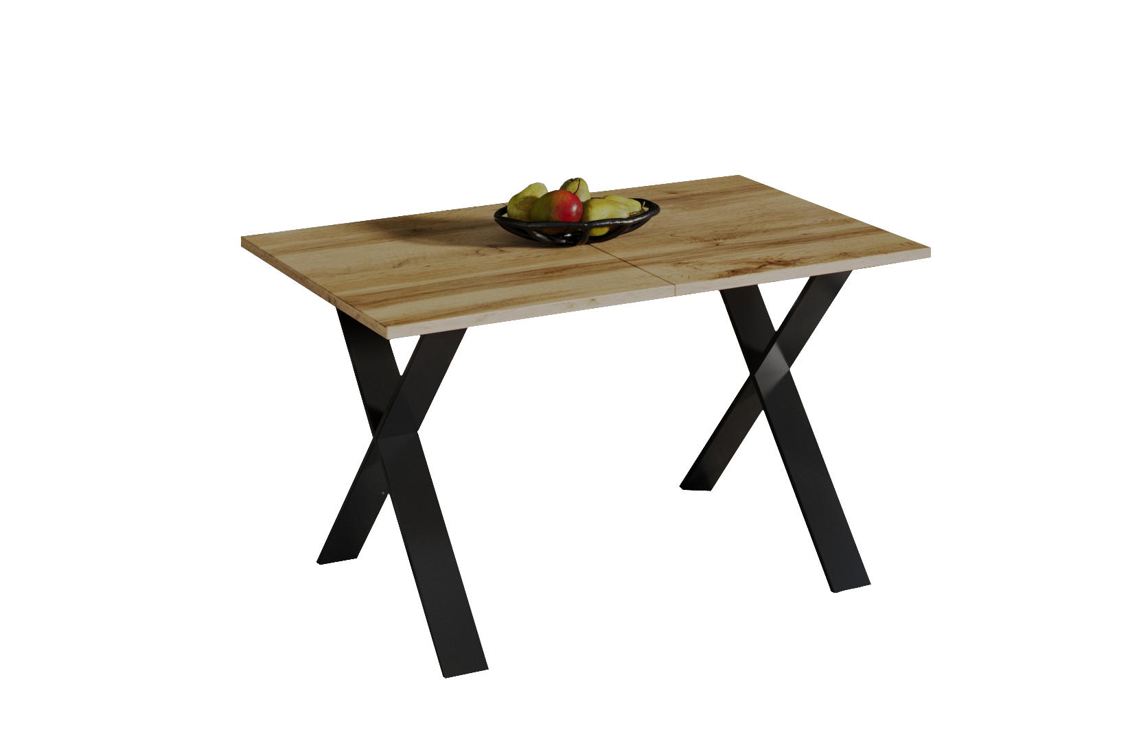 ESSTISCH Stol X ausziehbar bis 210 cm - Eiche Wotan, Holzwerkstoff (130/80/75cm) - Endo-Moebel