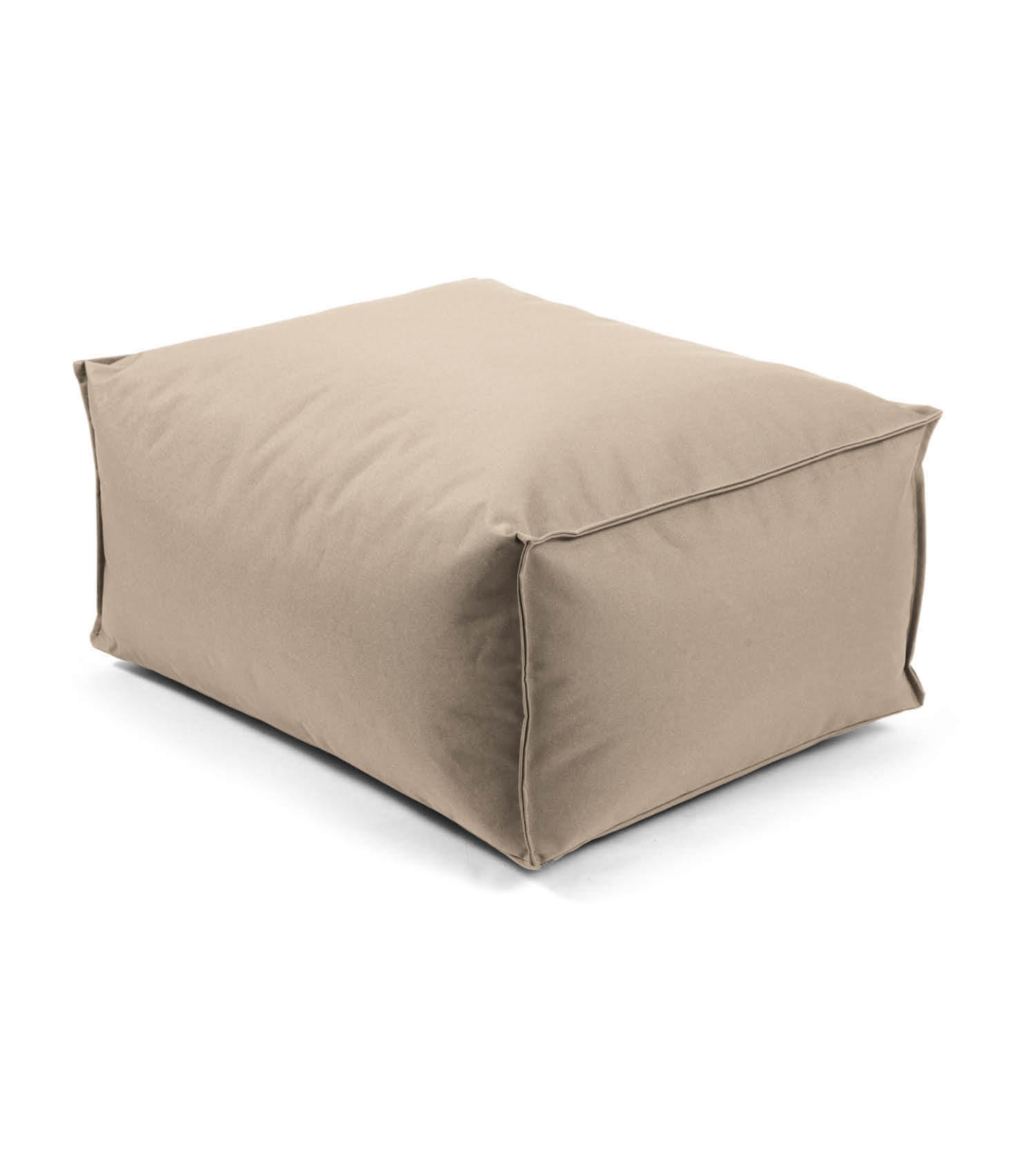 OUTDOOR POUF Der Ruhestifter - Cappuccino, Textil (60/25/45cm) - Mokebo