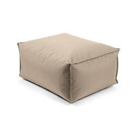 OUTDOOR POUF Der Ruhestifter - Cappuccino, Textil (60/25/45cm) - Mokebo