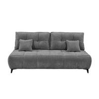 SCHLAFSOFA mit Bettkasten und Schlaffunktion - Schwarz/Grau, Kunststoff/Textil (215/96/106cm) - ed exciting design
