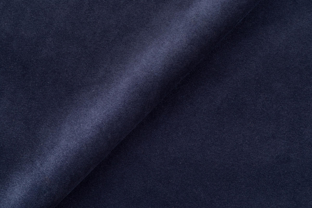 BOXBETT CRYSTAL 160/200 cm, in Dunkelblau, Premium Velours-Stoff, Bettkasten, Matratze, Topper - Dunkelblau, Textil (160/20cm) - Barchello