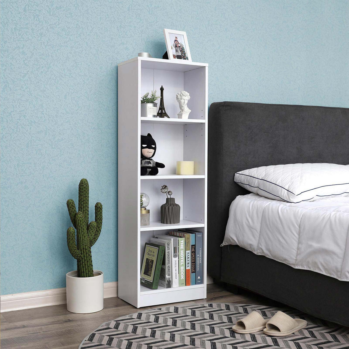 BÜCHERREGAL - Weiß, Holzwerkstoff (24/24/40cm) - Hansiro