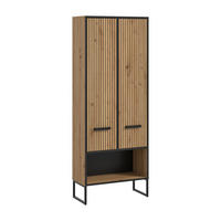 HOCHSCHRANK breit BAGNO (B/H/T: ca. 59/159/32 cm) in Artisan Oak Nachbildung/Artisan Oak Nachbildung - Eiche Artisan, Holzwerkstoff (59/159/32cm)