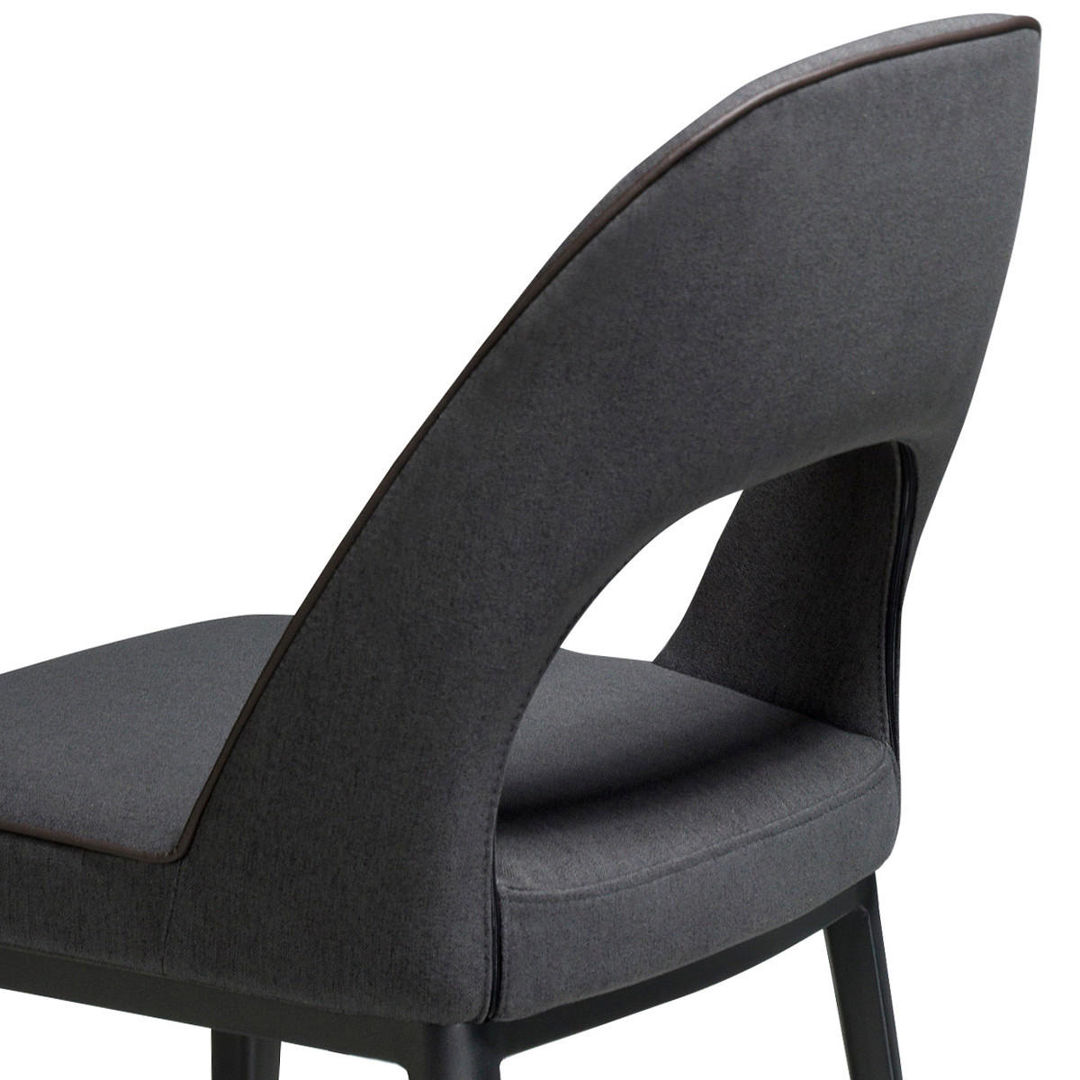 ESSZIMMERSTUHL Stoff Schwarz - Schwarz, Textil (47/80/50cm) - ANGEL CERDA