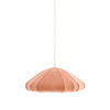 HÄNGELAMPE Cesano Rosa Ø64/25 cm - Koralle, Textil (64/64/25cm) - Light & Living
