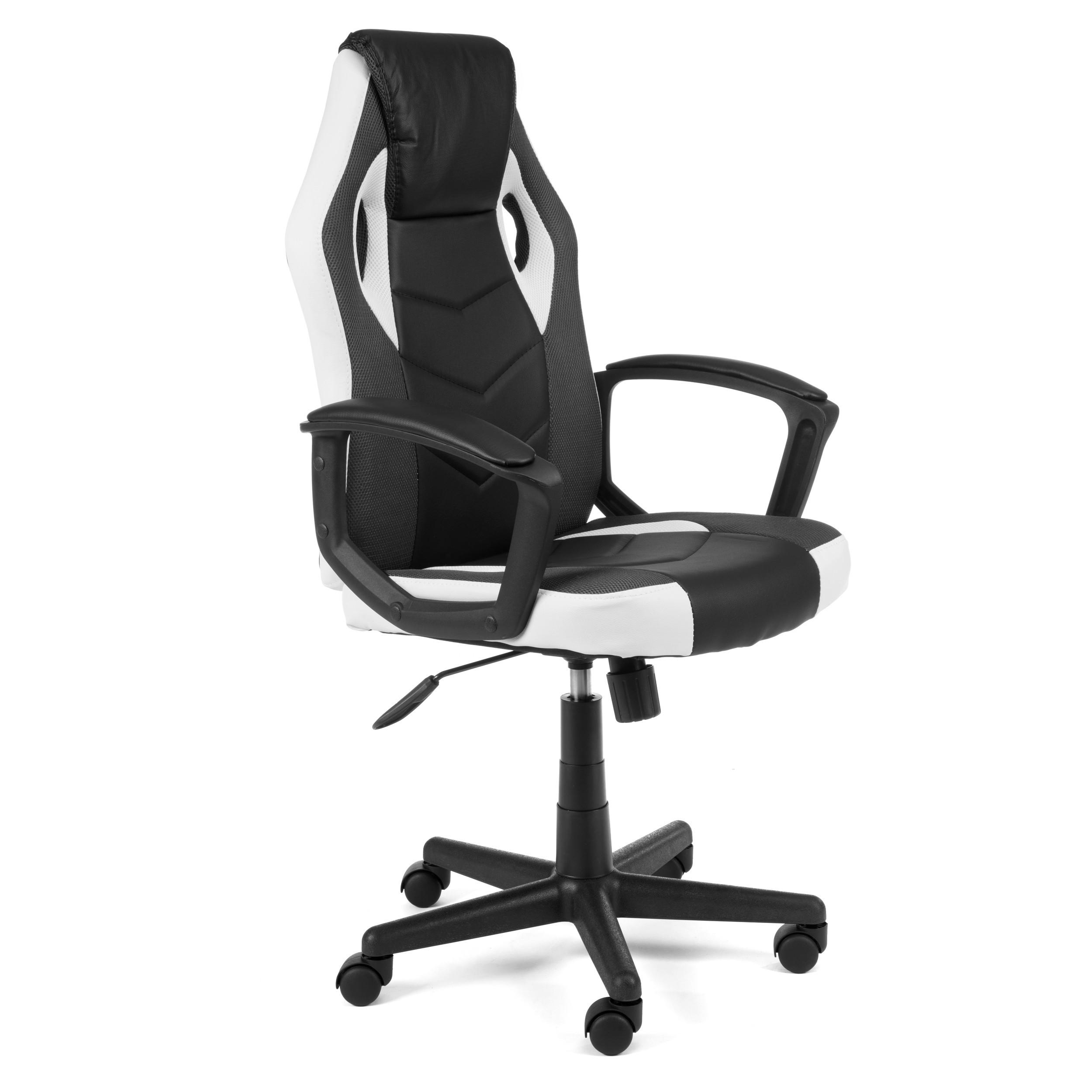 Akord Gaming-Stuhl Weiß 58x113x65 cm