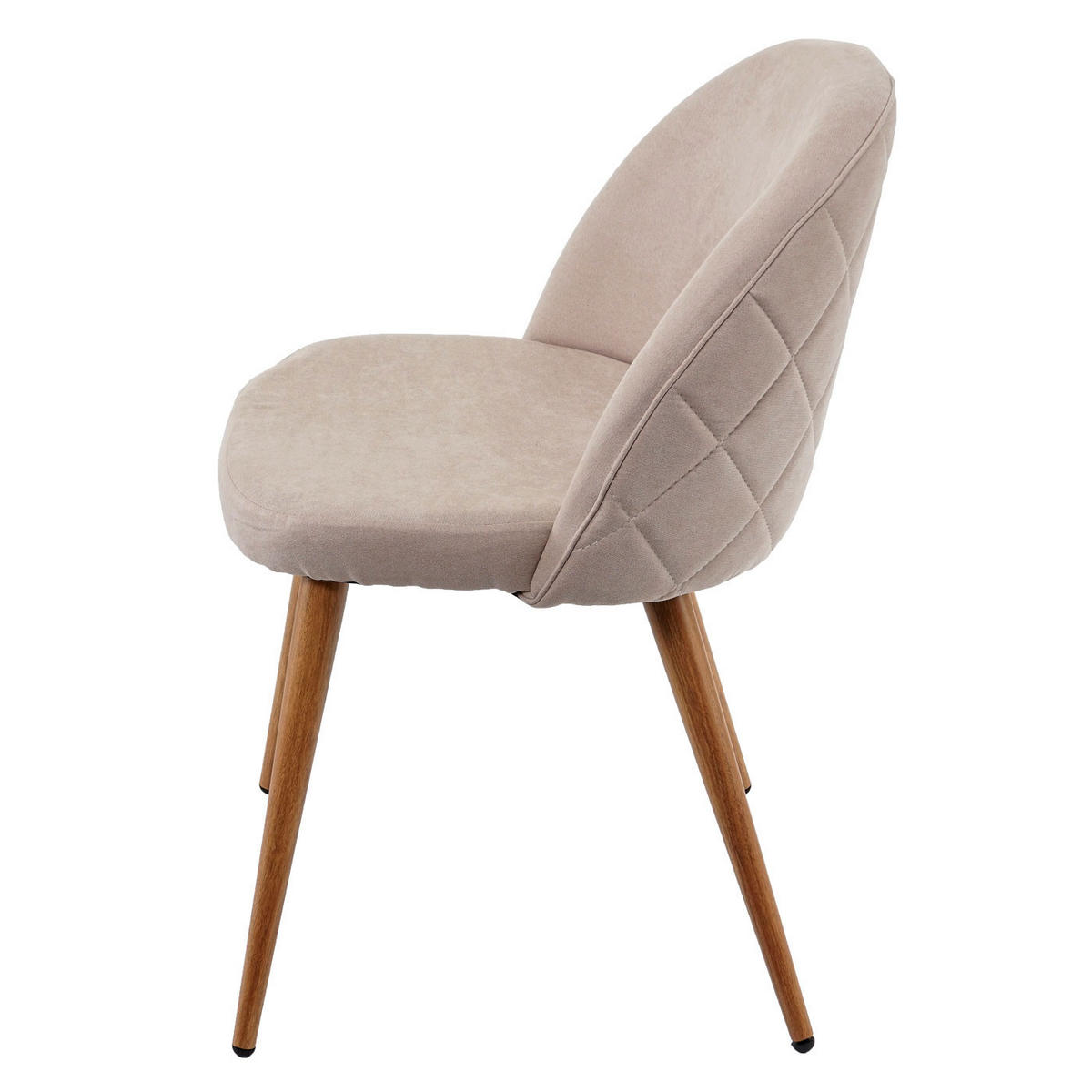 ESSZIMMERSTUHL Beige 4er-Set - Beige, Textil (48/77/46cm) - MCW