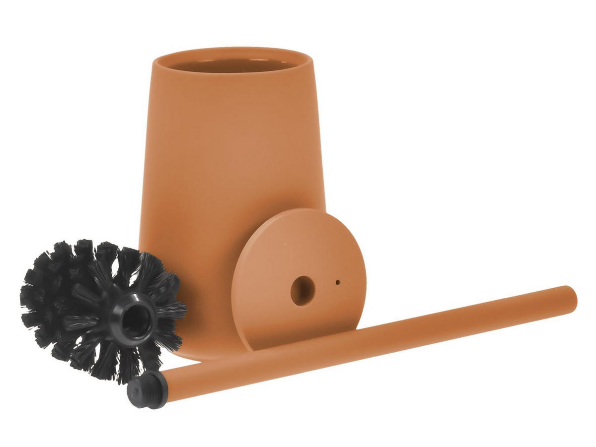 BAD ACCESSOIRES SET Nova ONE 2tlg. mandarine (orange) - Orange, Kunststoff (23/29/23cm) - Zone Denmark