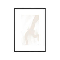 POSTER mit Rahmen N. Atelier - Tons Faibles - Schwarz/Naturfarben, Holz/Papier (30/40cm) - Poster&Frame