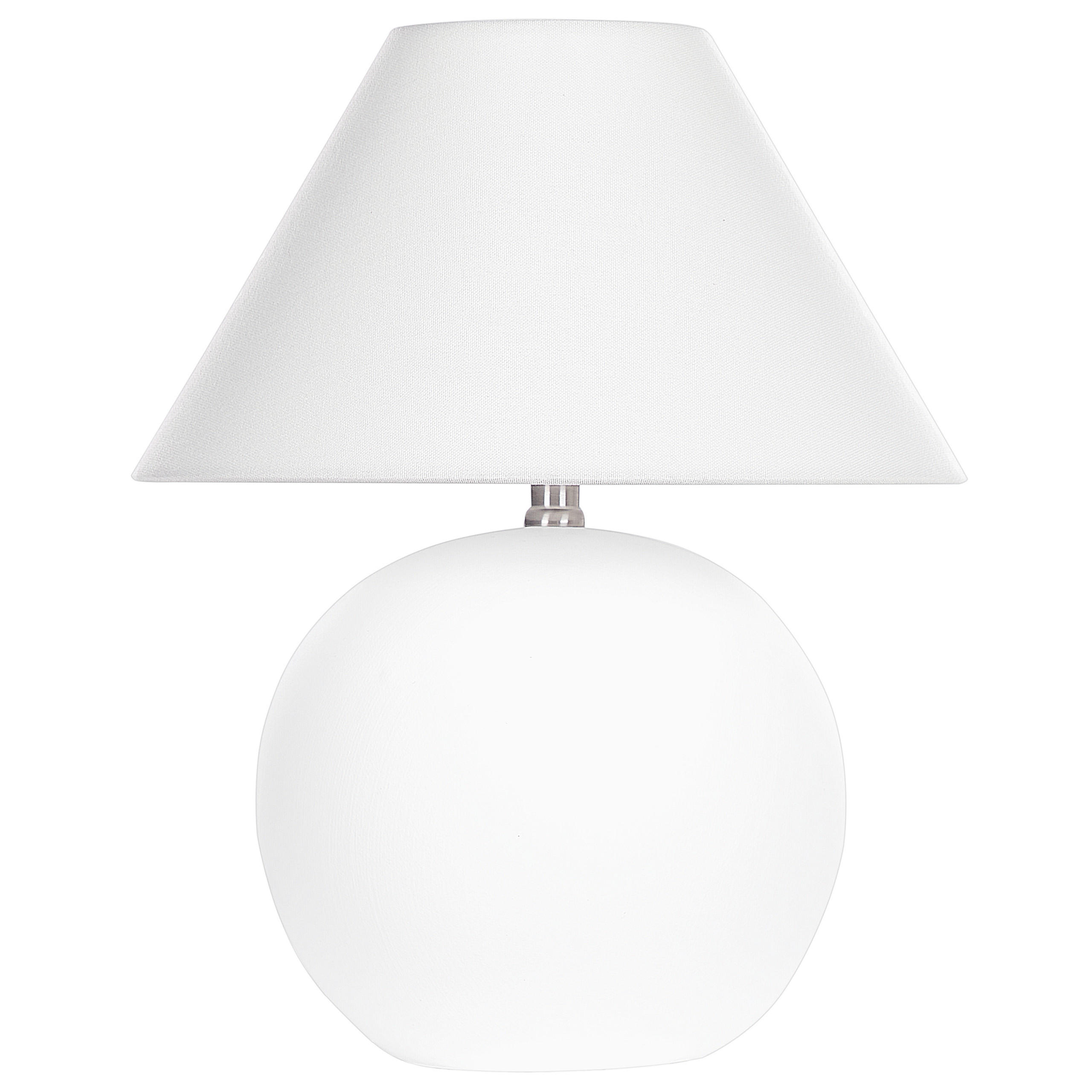 TISCHLAMPE Limia 34/34/41 cm - Weiß, Keramik (34/34/41cm) - Beliani