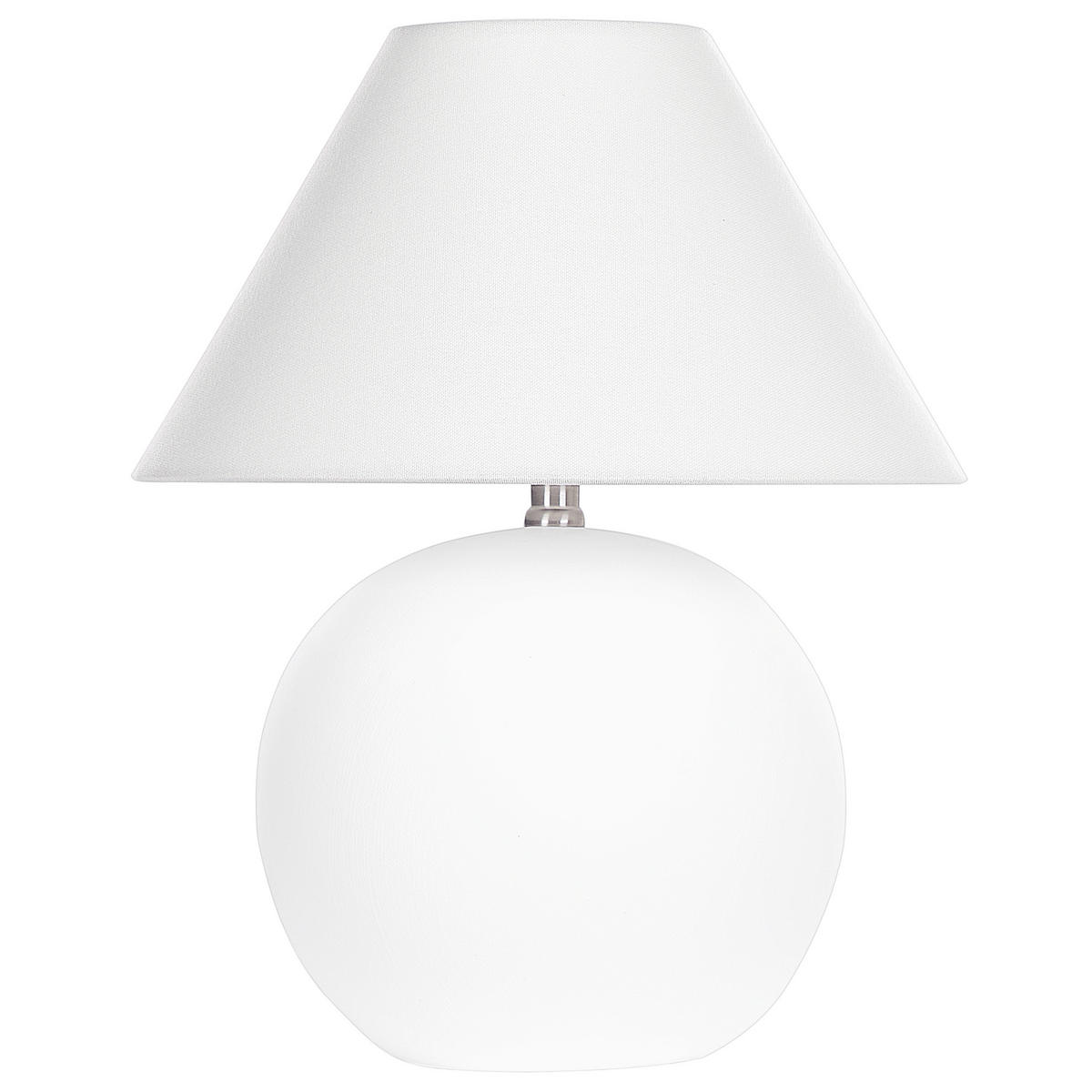 TISCHLAMPE Limia 34/34/41 cm - Weiß, Keramik (34/34/41cm) - Beliani