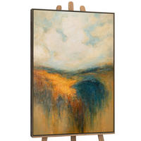 GEMÄLDE Goldener Weite Schattenfugenrahmen Grau 140x100 cm - Grau, Holz (140/100cm) - YS-art gallery