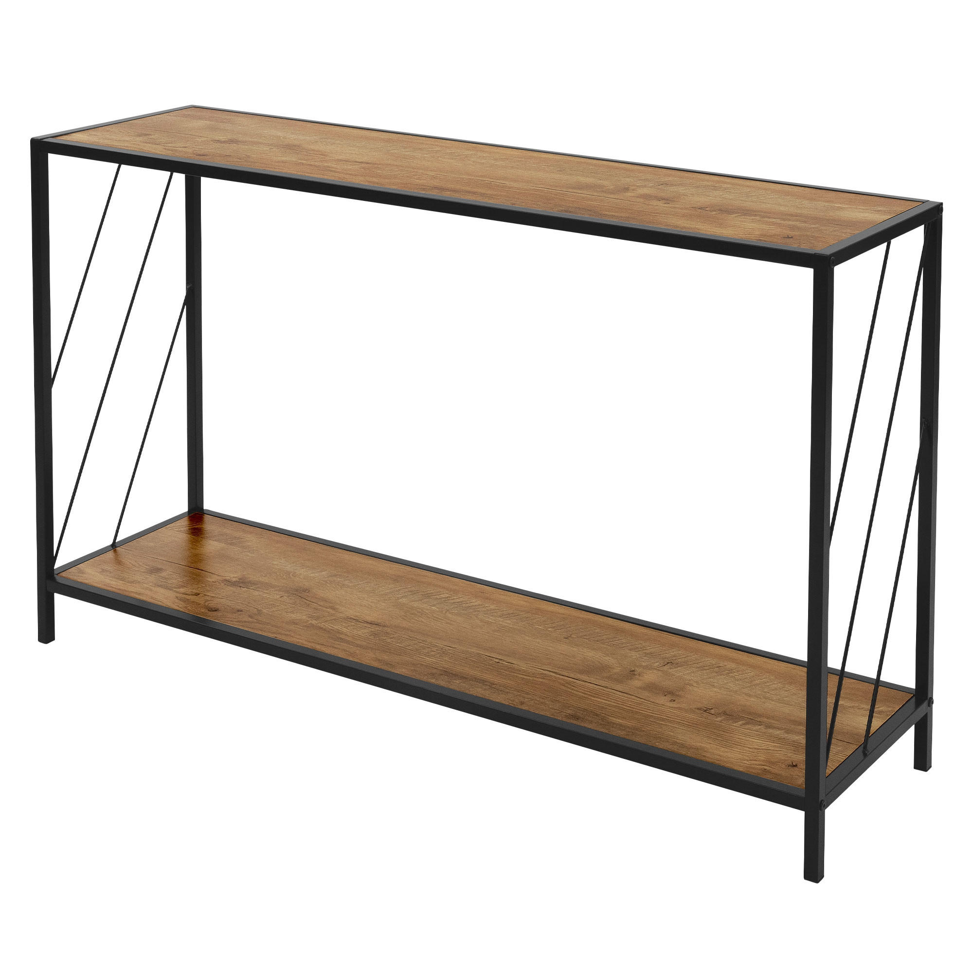 ML-DESIGN KONZOLOVÝ STOLEK 120 x 33,5 x 75 cm hnědý