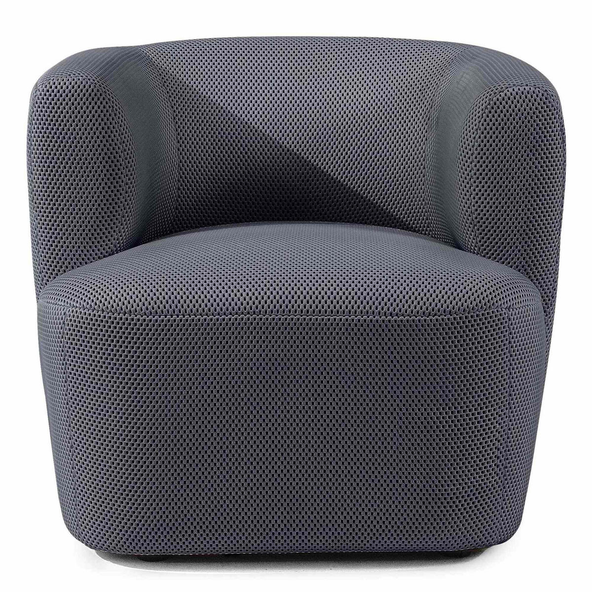 EINZELSESSEL PEBROS ,Dunkelgrau - Dunkelgrau, Holz/Textil (75/68/70cm) - KONSIMO®