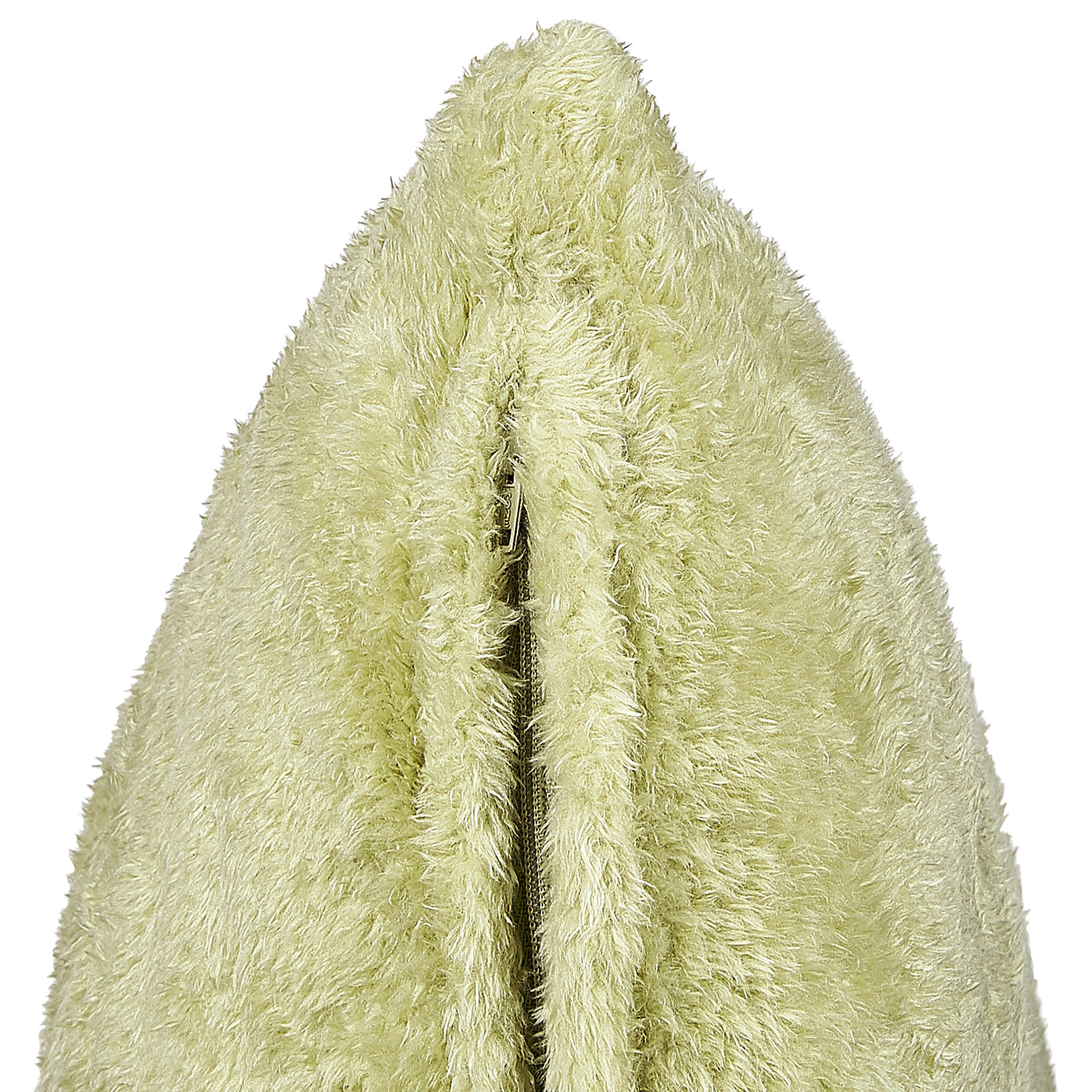 DEKOKISSEN Hellgrün 45/45 cm Pilea - Hellgrün, Textil (45/45cm) - Beliani