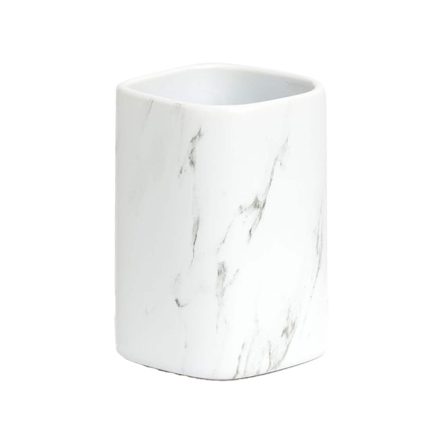 Thumbnail - Zeller Present Badaccessoires, Weiß, Keramik, 11x13.2x8.1 cm, Badaccessoires