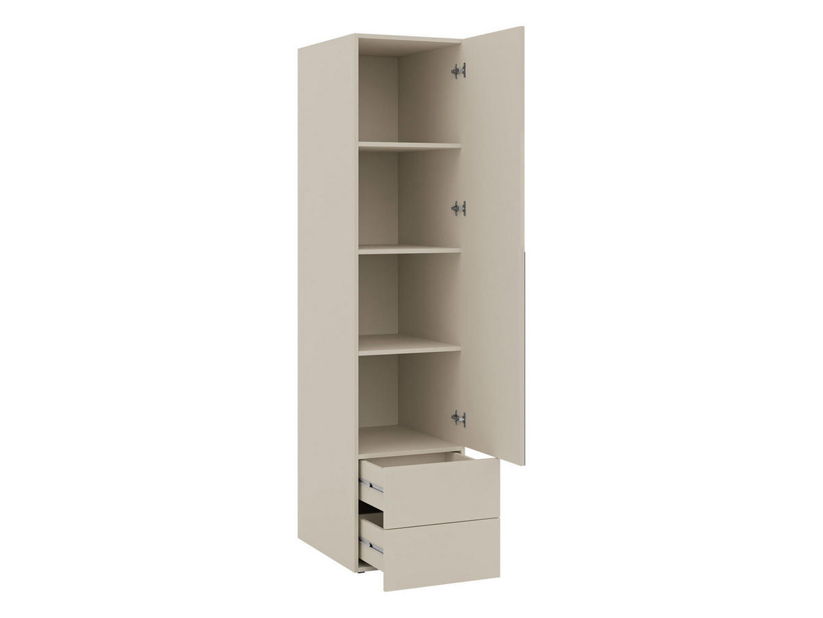 REGAL Lorin 1D2S LO03 L / P - Kaschmir, Holzwerkstoff (45/195/40cm) - MIRJAN24