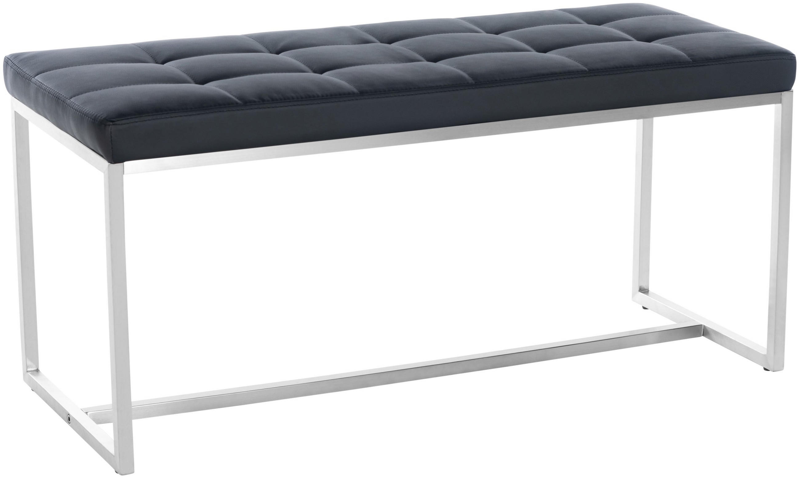 Deluke Sitzbank Schwarz 100x48x40 cm