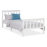 KINDERBETT 90/200 weiß - Weiß, Holz (90/200cm) - Homestyle4u