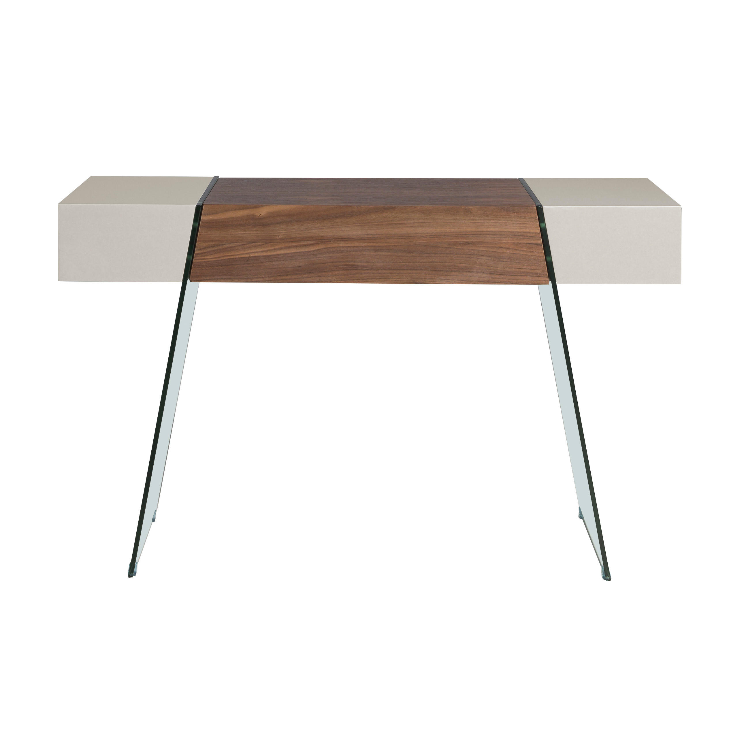 KONSOLE Rechteckig Walnuss , Grau 120/40/73 cm - Nussbaumfarben/Grau, Holz (40/120/73cm) - ANGEL CERDA