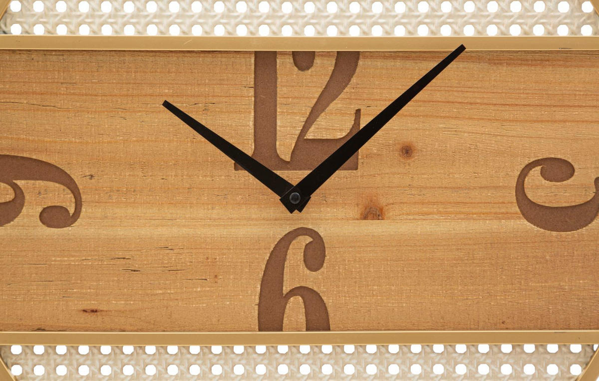 WANDUHR Fuji, mehrfarbig, Eisen und MDF, 50 x 3,5 x 50 cm - Multicolor, Holzwerkstoff/Metall (50/50/3.5cm) - Mauro Ferretti