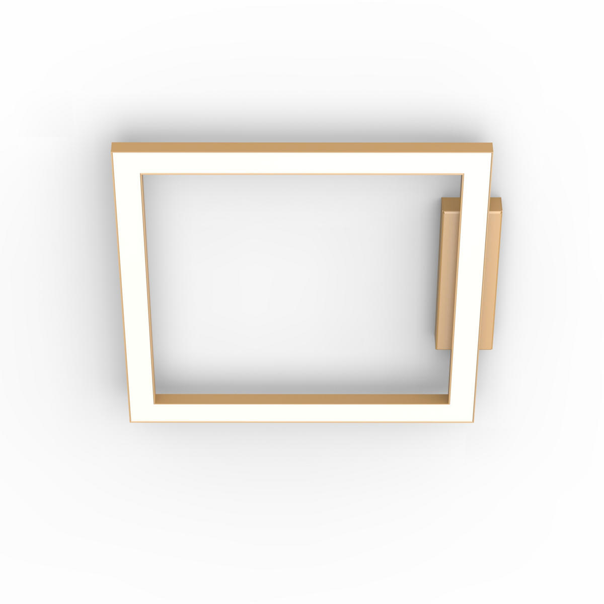 LED-DECKENLEUCHTE - Goldfarben, Metall (40/40/100cm) - Lumicom