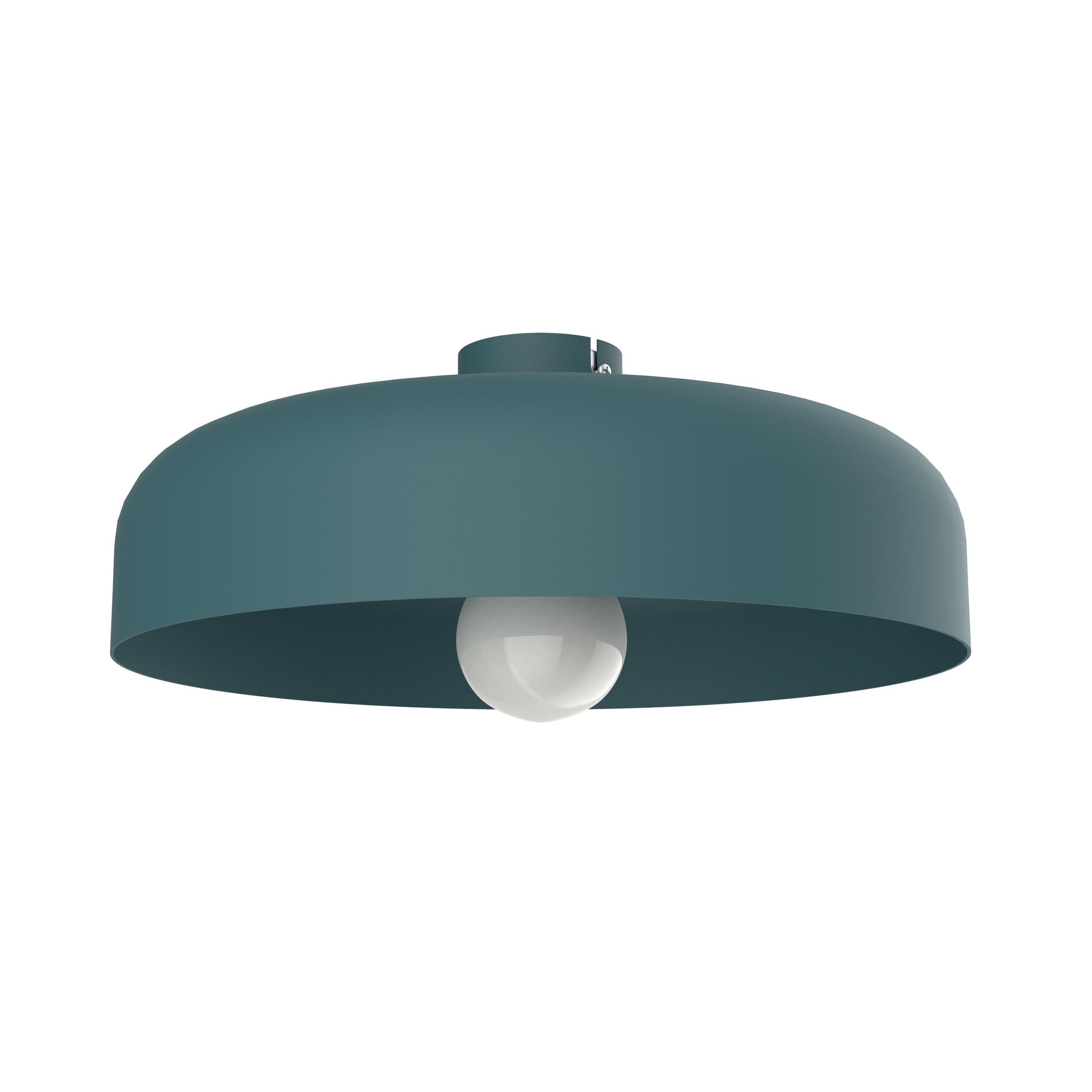 DECKENLEUCHTE - Blau, Metall (40/40/12cm) - Lumicom