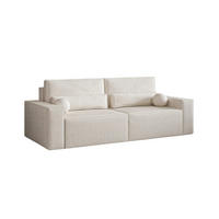 SCHLAFSOFA - Denver mini - Weiß (Anthology 1) - Weiß, Holzwerkstoff (248/92/110cm) - Möblo