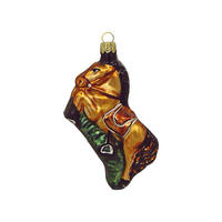 CHRISTBAUMSCHMUCK Pferd im Sprung gold matt 11 cm - Multicolor, Metall (0.1/11/0.1cm)