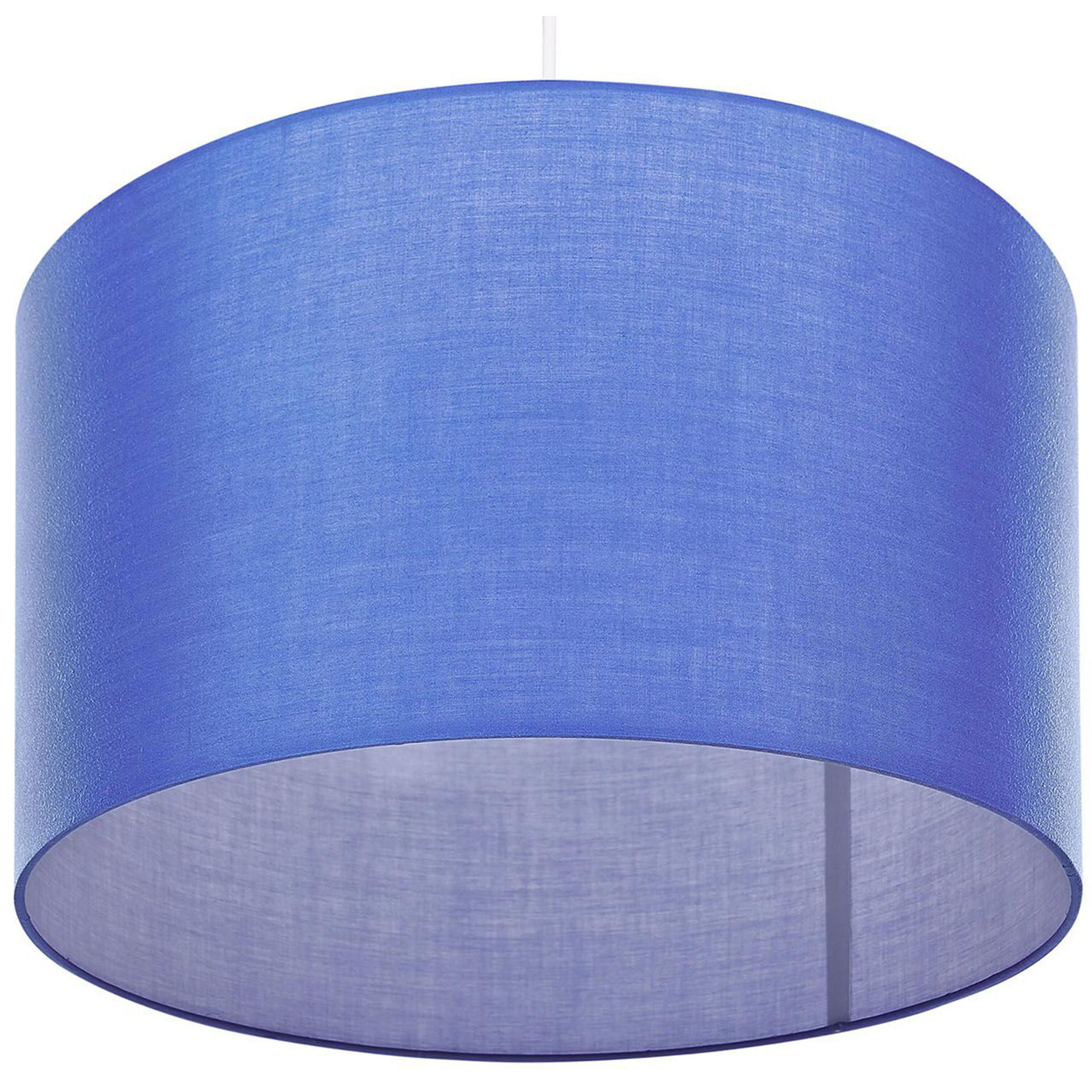 HÄNGELEUCHTE Dulce 48/48/157 cm - Blau, Textil (48/48/157cm) - Beliani