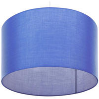 HÄNGELEUCHTE Dulce 48/48/157 cm - Blau, Textil (48/48/157cm) - Beliani