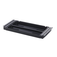 SCHUBLADE DeskMate 18,6/42,5/4,3 cm in Schwarz - Schwarz, Metall (18.6/42.5/4.3cm) - bümö