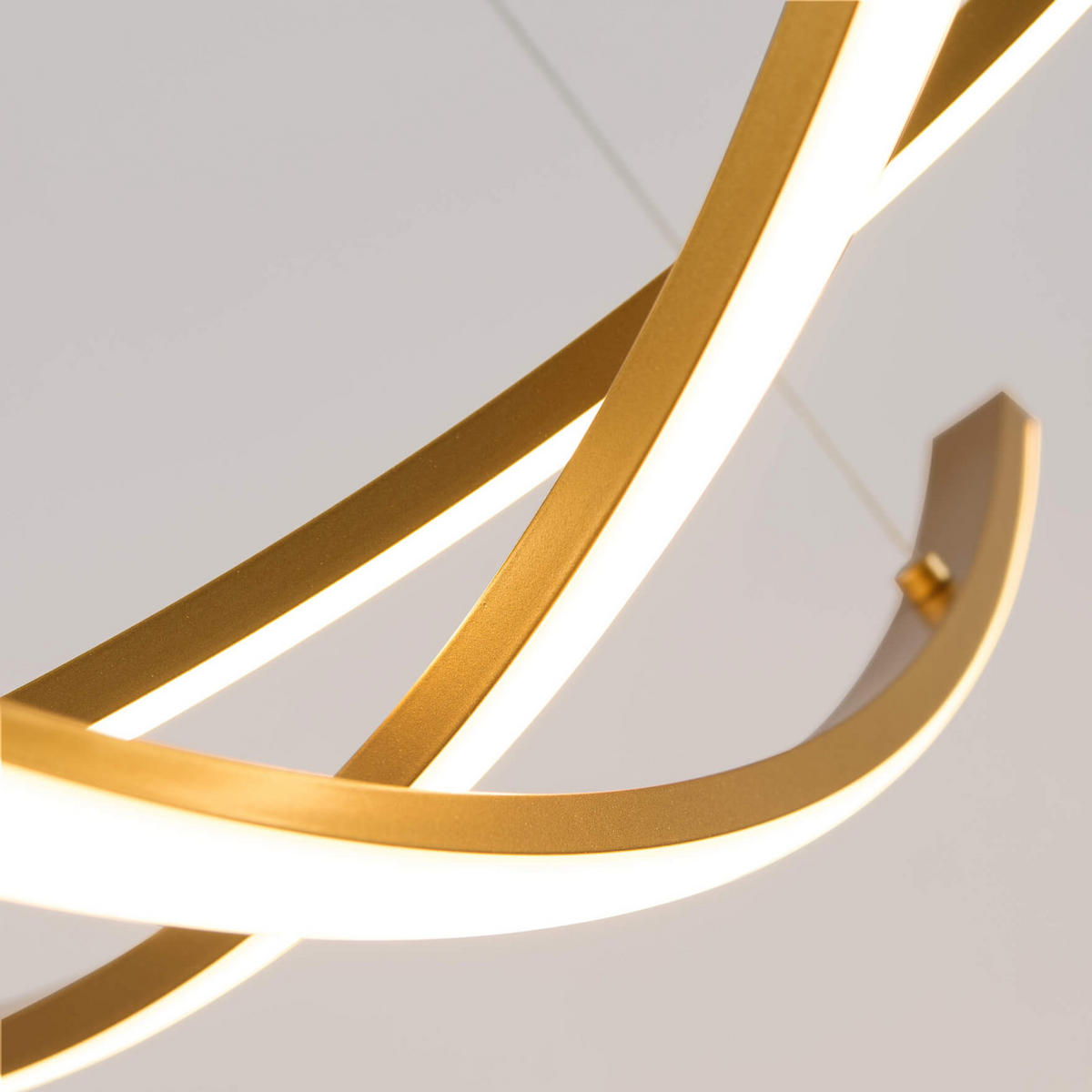 HÄNGELEUCHTE Heidi, Gold / Messing, 60cm - Goldfarben, Metall (60/60/16cm) - KOSILUM